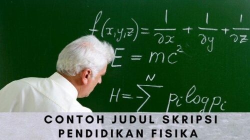 Contoh judul skripsi pendidikan fisika