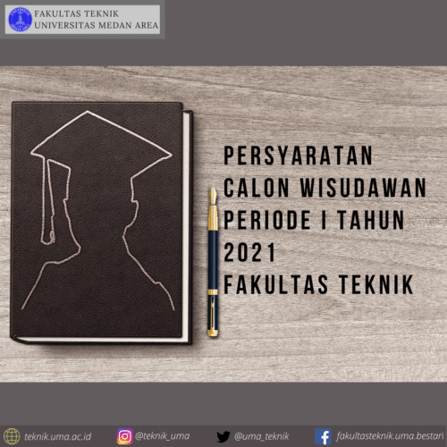 Persyaratan perlengkapan wisuda gelombang 1