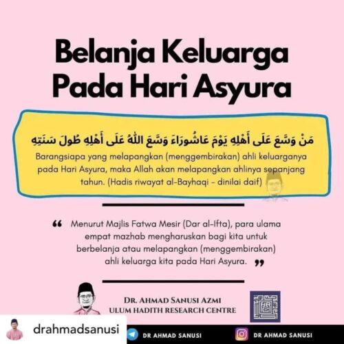 Kemenangan nabi musa dan kebinasaan firaun di hari asyura