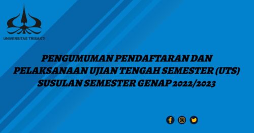 Pengumuman Informasi UTS Bagi Mahasiswa Aktif Semester Ganjil T.A. 2023 ... Pengumuman uts kelas daring susulan semester 2